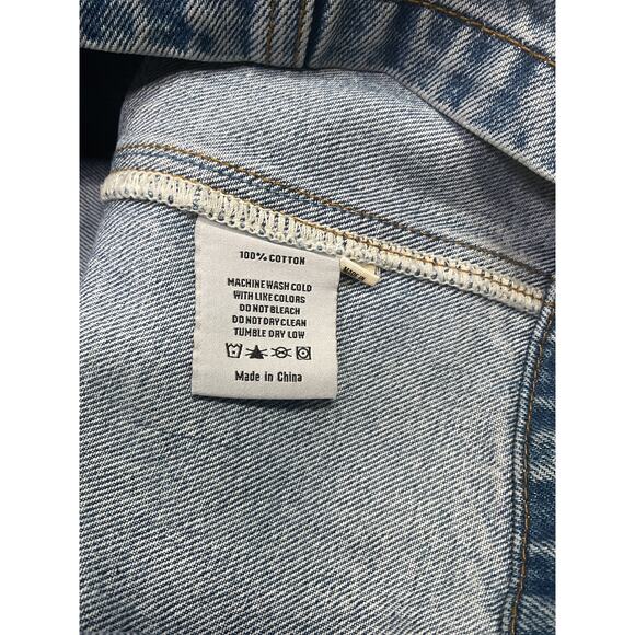 Grlfrnd 'Vivi' Blue Cotton Cut Out Tank Dress Size XS - Picture 5 of 5